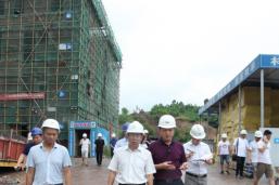 市人社局局长熊明霜莅临市高级技工学校调研督导新校区建设工作